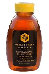 Desert Creek Honey Raw Texas Honey Unfiltered 1 Lbs 454G