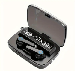3 In 1 Tws Earphones With Built In Charging Case And Flashlight