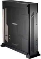 Lian Li PC-O7S Slim Wall-Mountable Open-to-Air Case with Tempered Glass Side Panel in Black