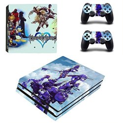 Vanknight PS4 Pro Playstation 4 Pro Console Skin Set Vinyl Decal Sticker 2 Controllers Pro Only