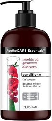 Apothecare Essentials The Booster Conditioner Rosehip Oil Geranium Aloe Vera 12 Oz