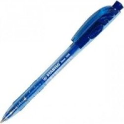 Stabiliner Retractible Ball Point Pen - Medium Blue