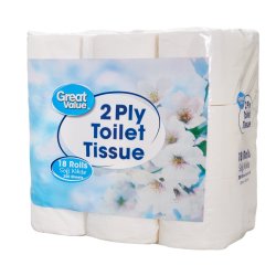 2 Ply Toilet Paper 18 Pack