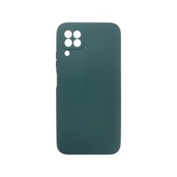 Liquid Silicone Cover For Huawei P40 Lite 4G With Camera Cut-out Case - Dark Green