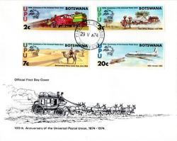 Botswana - 1974 Centenary Of Upu Fdc