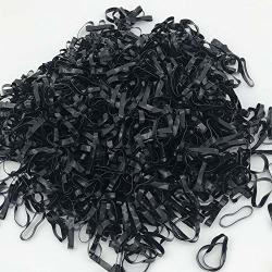 Rubber Bands Black Rubber Bands For Hair Hair Elastic Ties Clear Rubber Bands Wide Rubber Bands 1000 Pieces Black