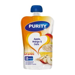 Purity Pureed 110ML - Apple & Juicy Mango With Oats