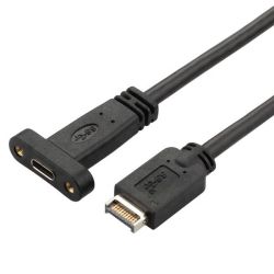 USB 3.1 Type-e To Type-cf Rear Baffle Cable 0.5M