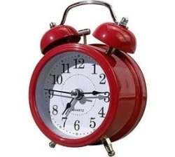 Alarm Clock Bedroom Retro Loud Alarm Clock - Red