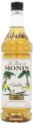 Monin Flavored Syrup Vanilla 33.8-OUNCE Plastic Bottles Pack Of 4