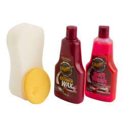 4-PIECE Wash And Wax Car Care Kit