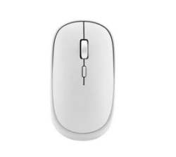 2.4GHZ Ultra-thin Ergonomic Wireless Optical Mouse - White
