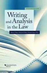 Writing And Analysis In The Law Coursebook