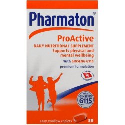 Pharmaton Proactive Nutritional Supplement 30 Caplets