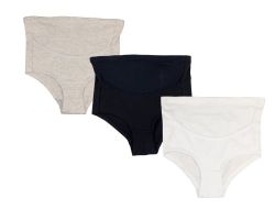 Maternity Cotton Underwear Pregnancy Panties High Waist Briefs Pack Of 3