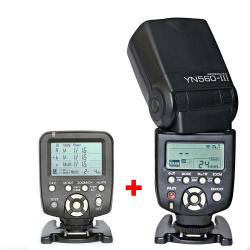 Yongnuo Yn560-tx Wireless Flash Controller For Nikon + Yn-560iii Flash