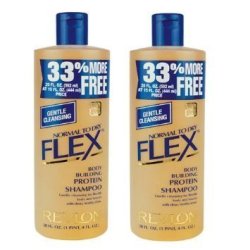 Revlon Flex Body Building Shampoo - For Normal To Dry Hair 592 Ml Pack Of 2