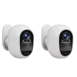 Set Of 2 - Waterproof Outdoor Camera With Magnetic Holder