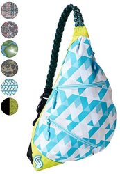 Slope Sling Bag For Women Kids School Crossbody Shoulder Backpack One Strap Daypack - Maui Tiles