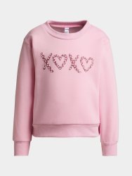Younger Girl&apos S Pink Graphic Print Sweat Top