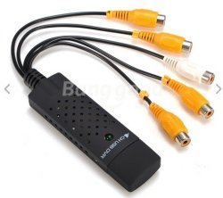 4 Channel USB Dvr Video Audio Capture Adapter Easycap