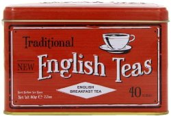 English Tea Vintage Selection Breakfast Tea - Traditional English Breakfast Tea In Vintage Caddy