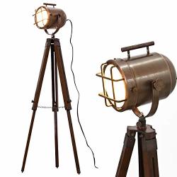 old tripod lamp