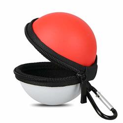 Eeekit Portable Carrying Case For Nintendo Switch Poke Ball Plus Controller Travel Bag For Pok Mon Let's Go Pikachu Eevee For Switch
