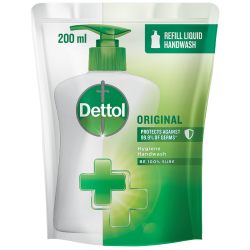 Dettol 200ML Liquid Hand Wash Hygiene Soap Sensitive Refill Pouch Personal Care Ph Balance & Gentle On Skin
