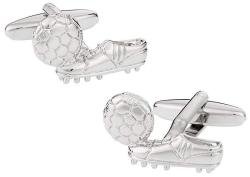 Cuff-daddy Soccer Football And Cleats Boots Cufflinks With Presentation Box