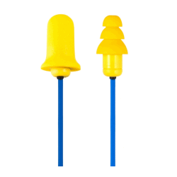 PLUGFONES Replacement Silicone Ear Bud Contractor Yellow