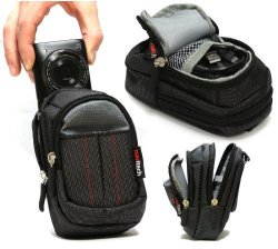 Navitech Black Digital Camera Case Bag For The Nikon 1 J3 1 J2 1 J1 1 S1 1 AW1 1 V2 1 V1