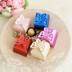 Wedding Favor Box--butterflies Cutting Box