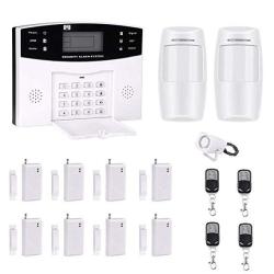 AG-security Wireless&wired GSM Sms Home Burglar Security Fire Alarm System With Panic Button Sos Button