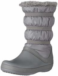 Crocs Women's Crocband Winter Boot Boot Charcoal 8 M Us