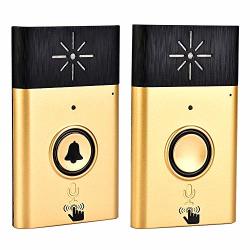 Portable Wireless Voice Intercom Two-way Talk Doorbell Mobile Indoor outdoor Chime Interphone System Home Security System
