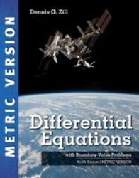 Differential Equations With Boundary-value Problems Paperback International Metric Edition