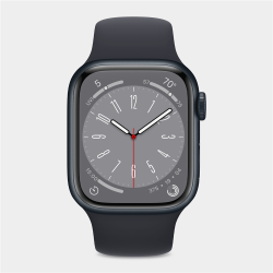 Apple Watch Series 8 Gps + Cellular 41MM Midnight Aluminium Case With Midnight Sport Band - Regular