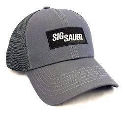 Sig Sauer Patch Trucker Hat Charcoal