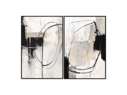 Contrast Wall Art In Eclipse Set Of 2