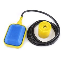 Walfront Water Level Float Switch 1PCS Cable Type Liquid Fluid Water Level Controller Sensor 10V-250V 10A 1.9M Cable