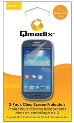 Qmadix Screen Protector For Samsung S3 MINI - Retail Packaging - Clear