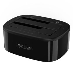 Orico 2.5 3.5 Inch 2 Bay USB3.0 1 To 1 Clone Hard Drive Dock Black
