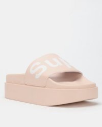 pink superga slides