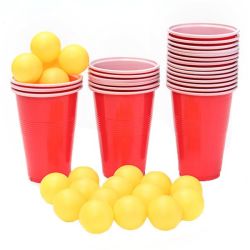 Table Top Board Beer Pong Drinking Game Kit