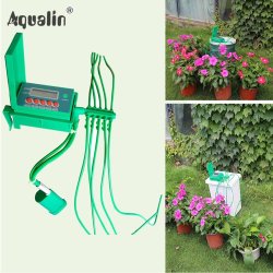 Aqualin Automatic Micro Home Drip Irrigation Watering Kits System Sprinkler With Smart Controller
