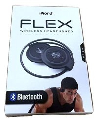 Iworld Black Flex Bluetooth Wireless Headphones W Microphone