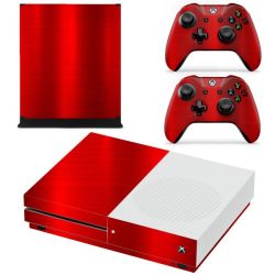 SKIN-NIT Decal Skin For Xbox One S: Chrome Red