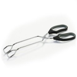 Chef Craft Tongs With Off-set Working Ends Black 1-PIECE 12-INCH
