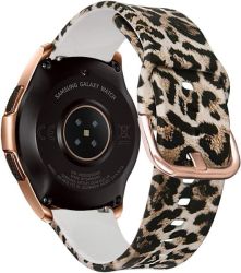 Sports Watch Strap 20MM For Samsung Huawei Garmin Lg- Leopard Print